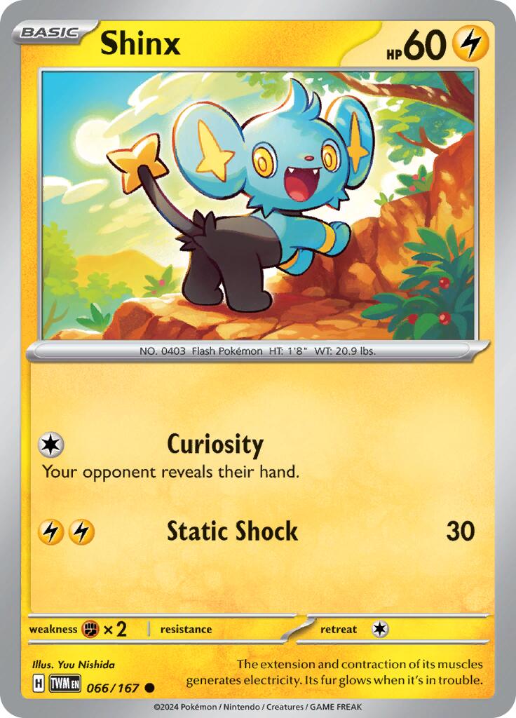 Shinx (066/167) [Scarlet & Violet: Twilight Masquerade] | Exor Games Bridgewater