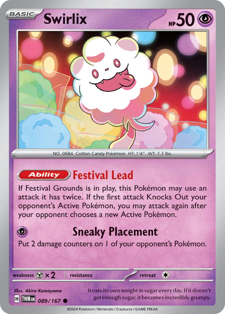 Swirlix (089/167) [Scarlet & Violet: Twilight Masquerade] | Exor Games Bridgewater