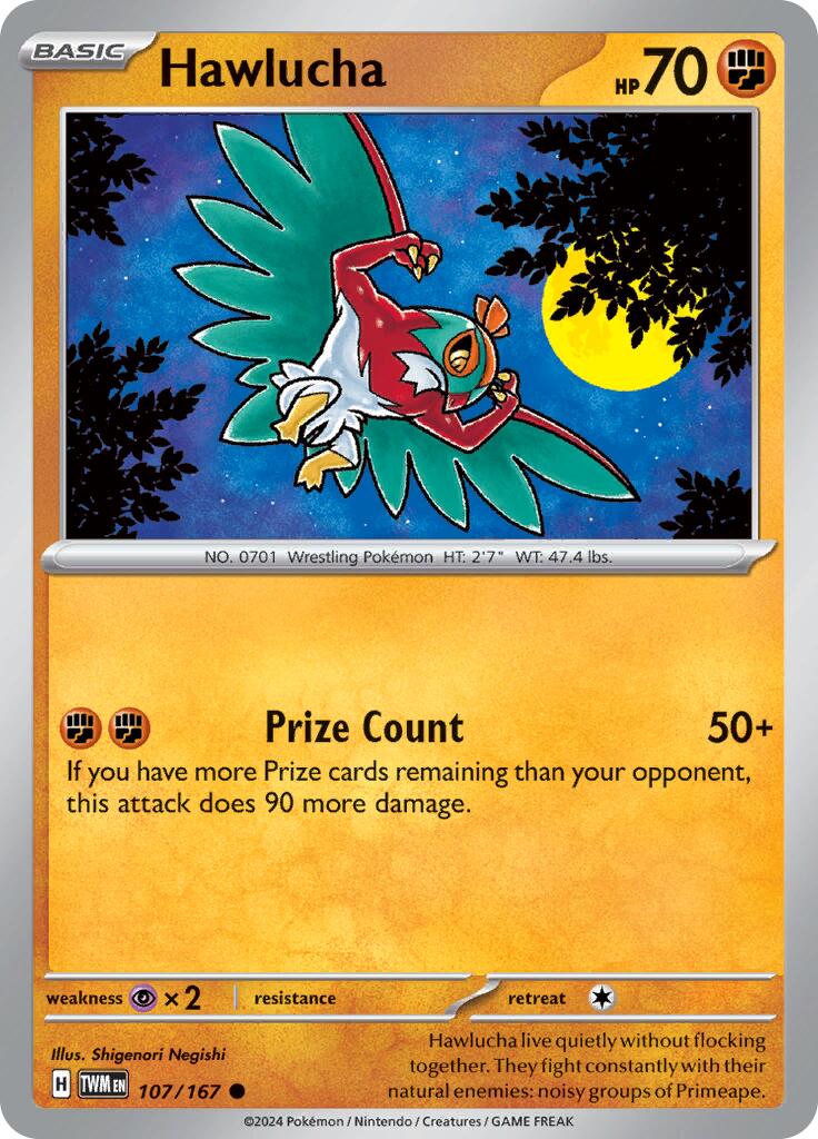 Hawlucha (107/167) [Scarlet & Violet: Twilight Masquerade] | Exor Games Bridgewater