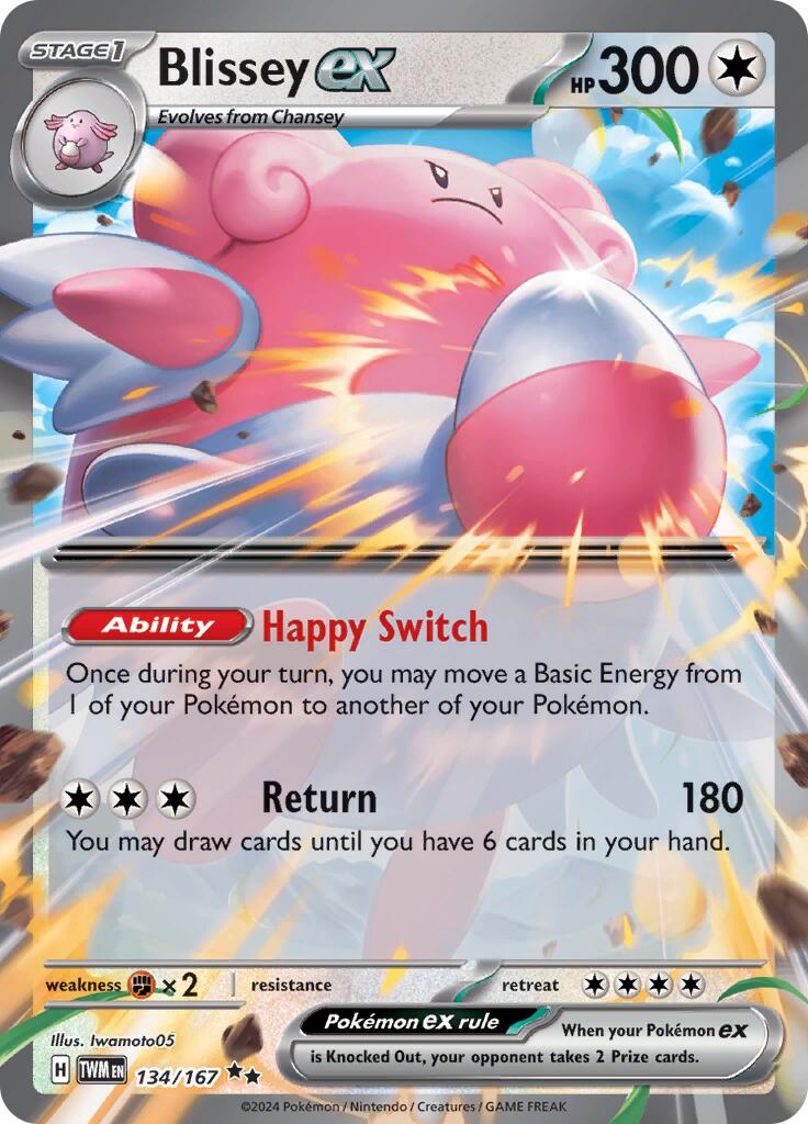 Blissey ex (134/167) [Scarlet & Violet: Twilight Masquerade] | Exor Games Bridgewater