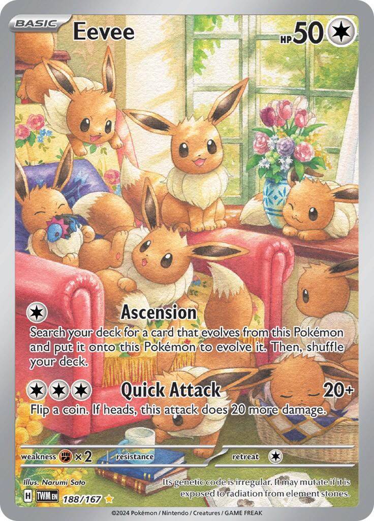 Eevee (188/167) [Scarlet & Violet: Twilight Masquerade] | Exor Games Bridgewater