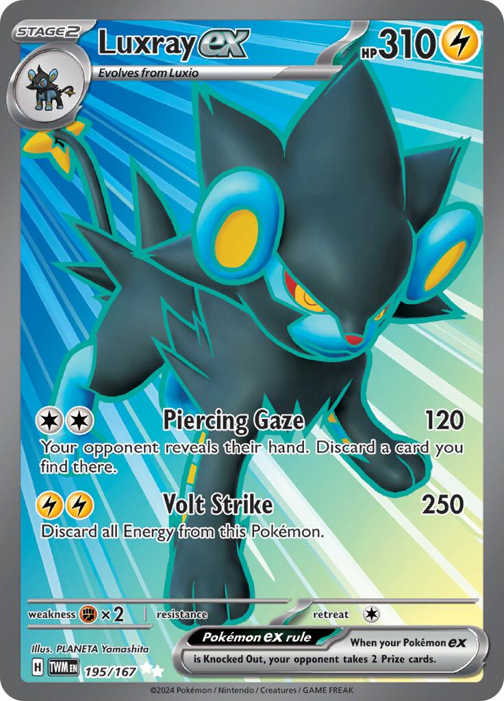 Luxray ex (195/167) [Scarlet & Violet: Twilight Masquerade] | Exor Games Bridgewater