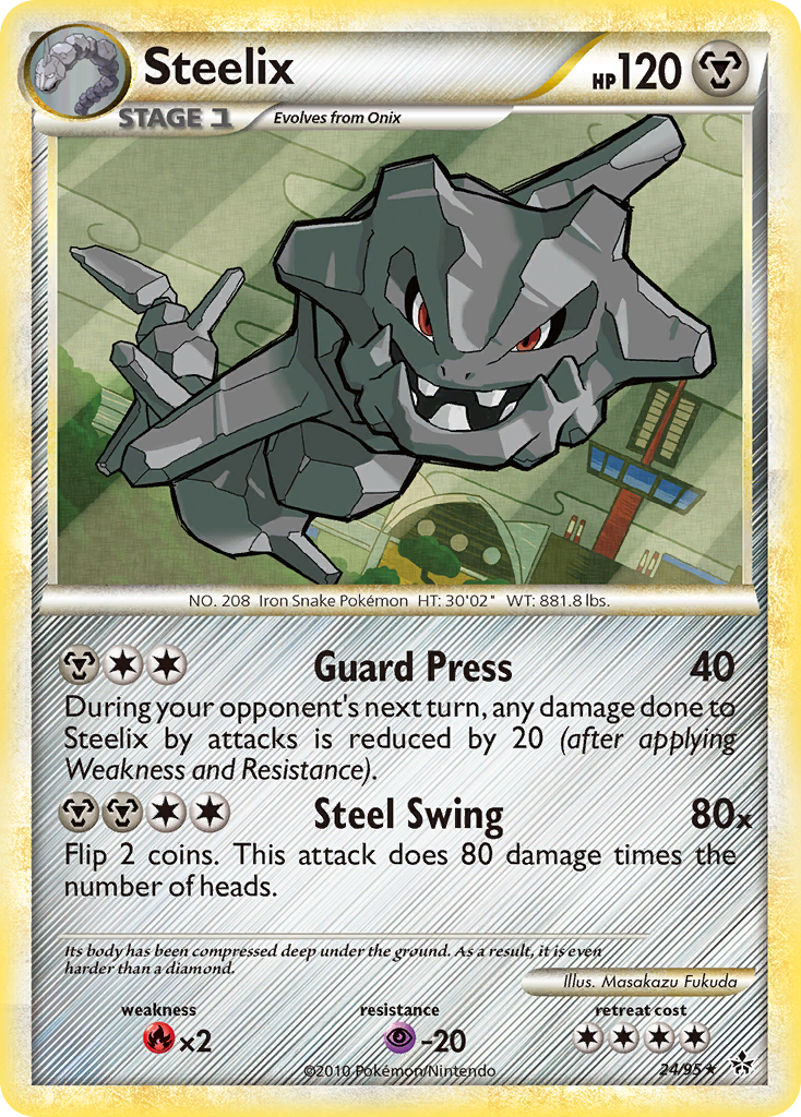 Steelix (24/95) [HeartGold & SoulSilver: Unleashed] | Exor Games Bridgewater