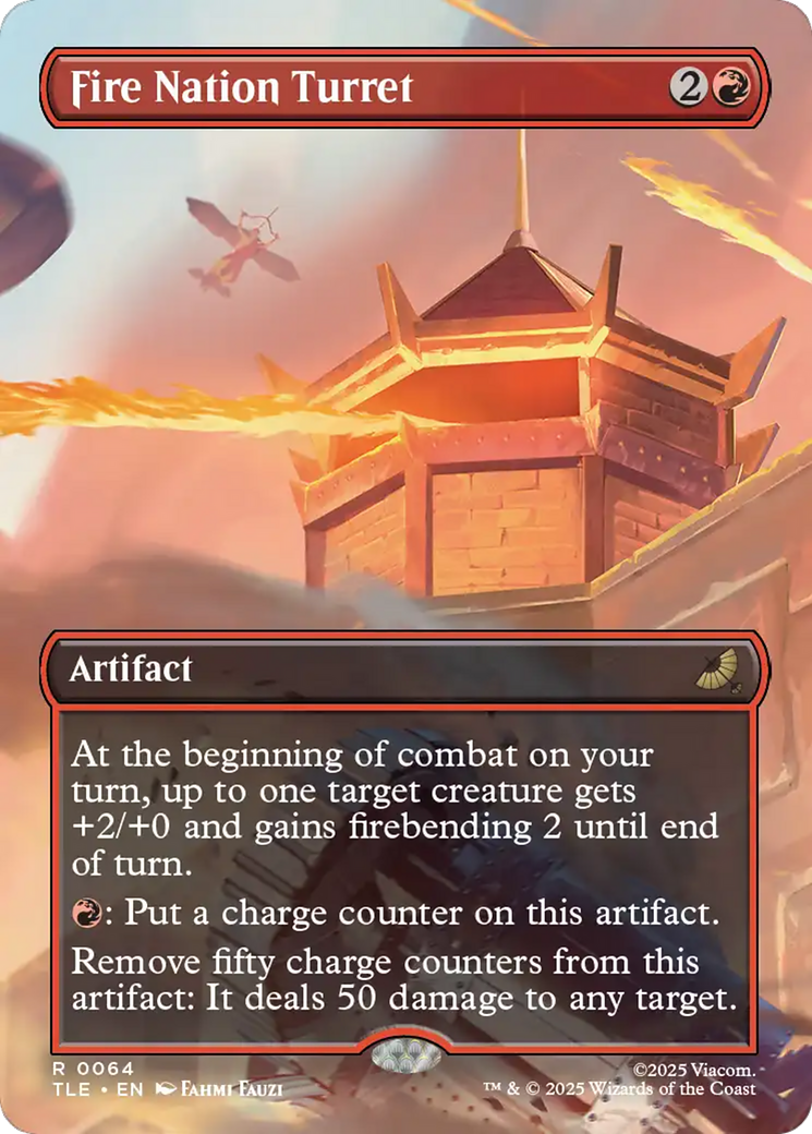 Fire Nation Turret (Borderless) [Avatar: The Last Airbender: Eternal-Legal] | Exor Games Bridgewater