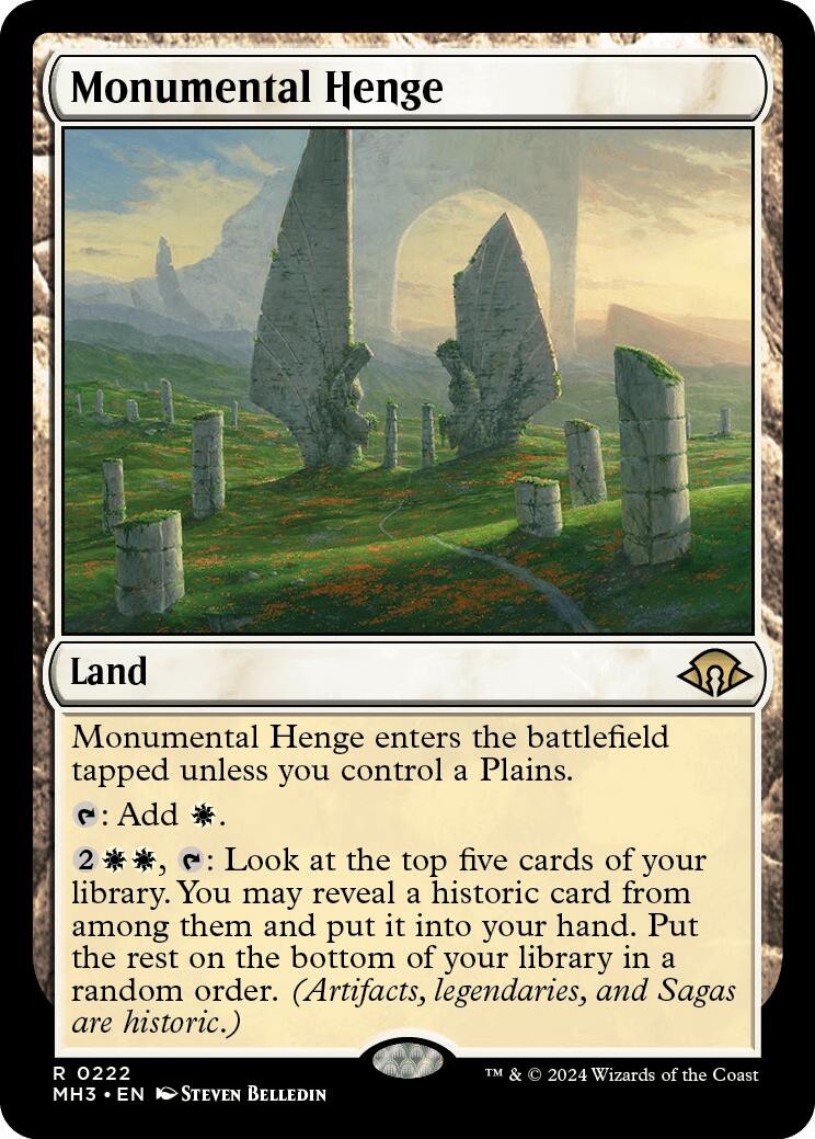 Monumental Henge [Modern Horizons 3] | Exor Games Bridgewater