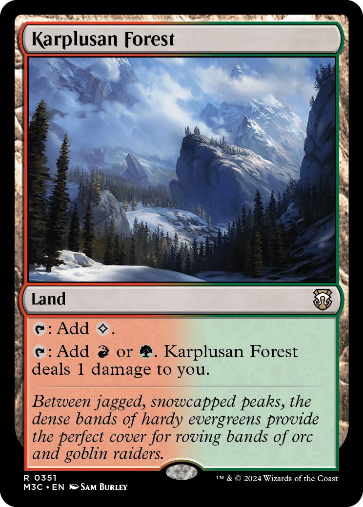 Karplusan Forest [Modern Horizons 3 Commander] | Exor Games Bridgewater