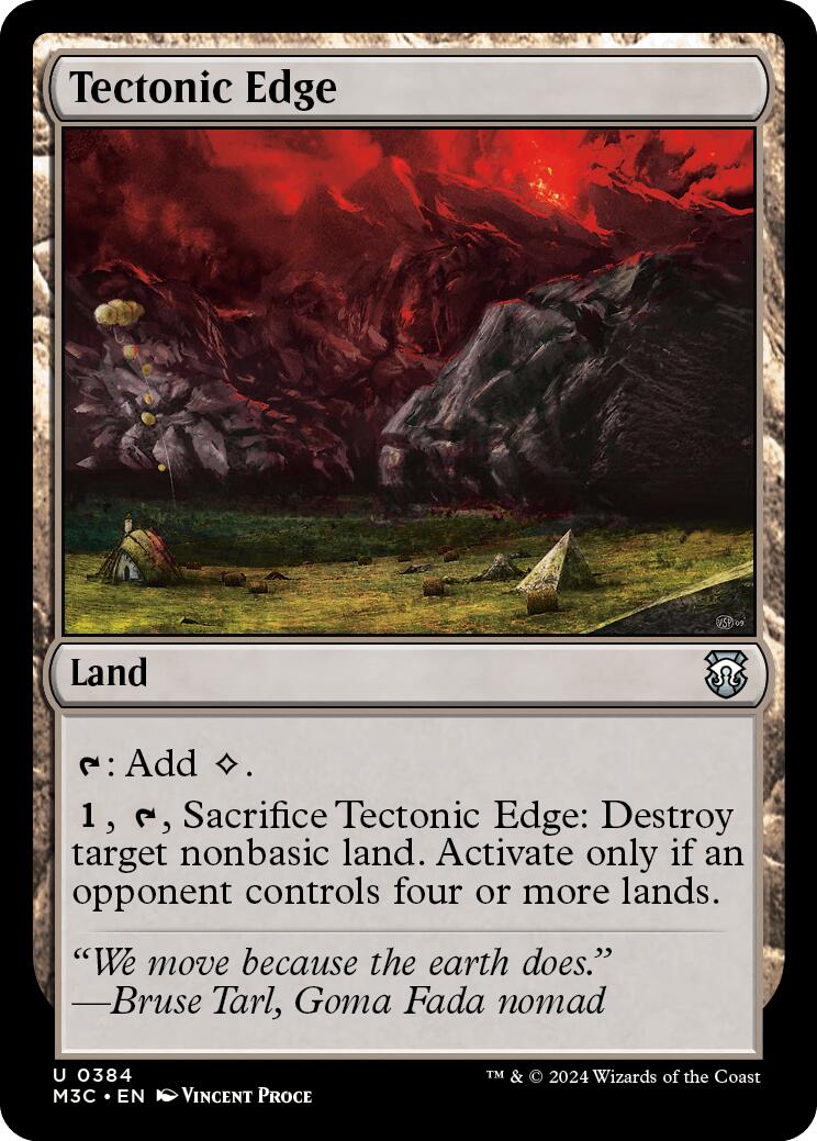 Tectonic Edge [Modern Horizons 3 Commander] | Exor Games Bridgewater