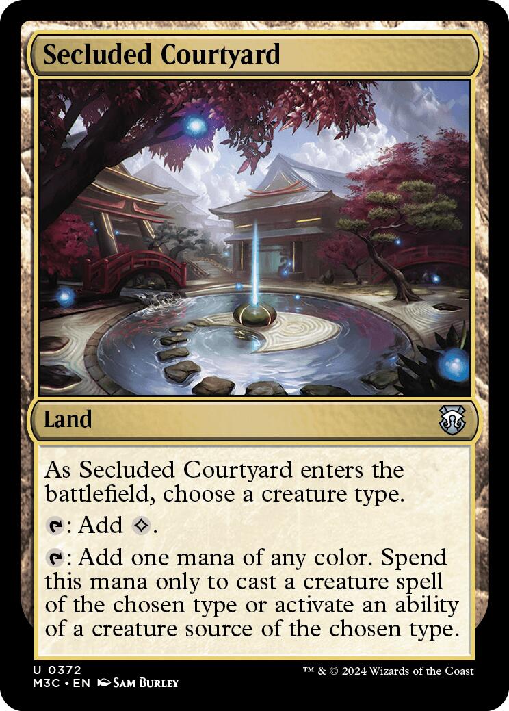 Secluded Courtyard [Modern Horizons 3 Commander] | Exor Games Bridgewater