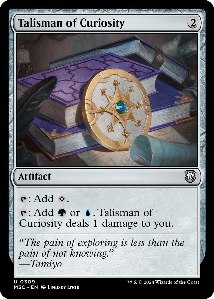 Talisman of Curiosity [Modern Horizons 3 Commander] | Exor Games Bridgewater