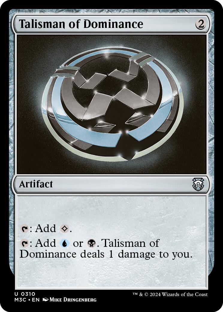 Talisman of Dominance [Modern Horizons 3 Commander] | Exor Games Bridgewater