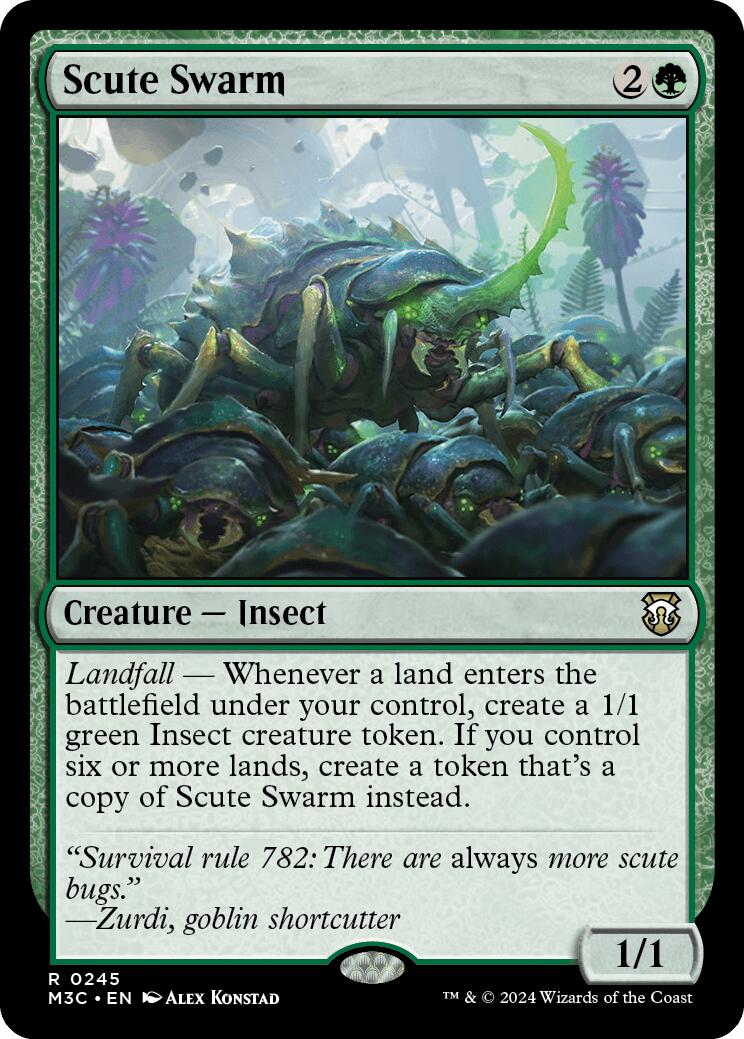 Scute Swarm [Modern Horizons 3 Commander] | Exor Games Bridgewater