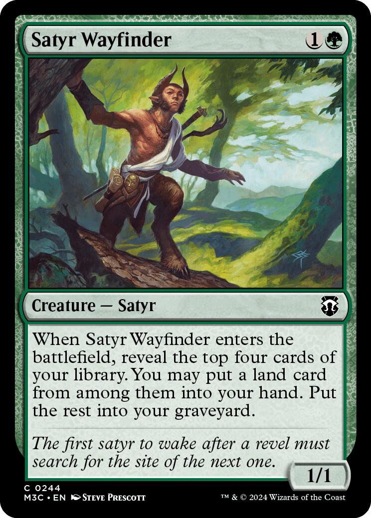 Satyr Wayfinder [Modern Horizons 3 Commander] | Exor Games Bridgewater