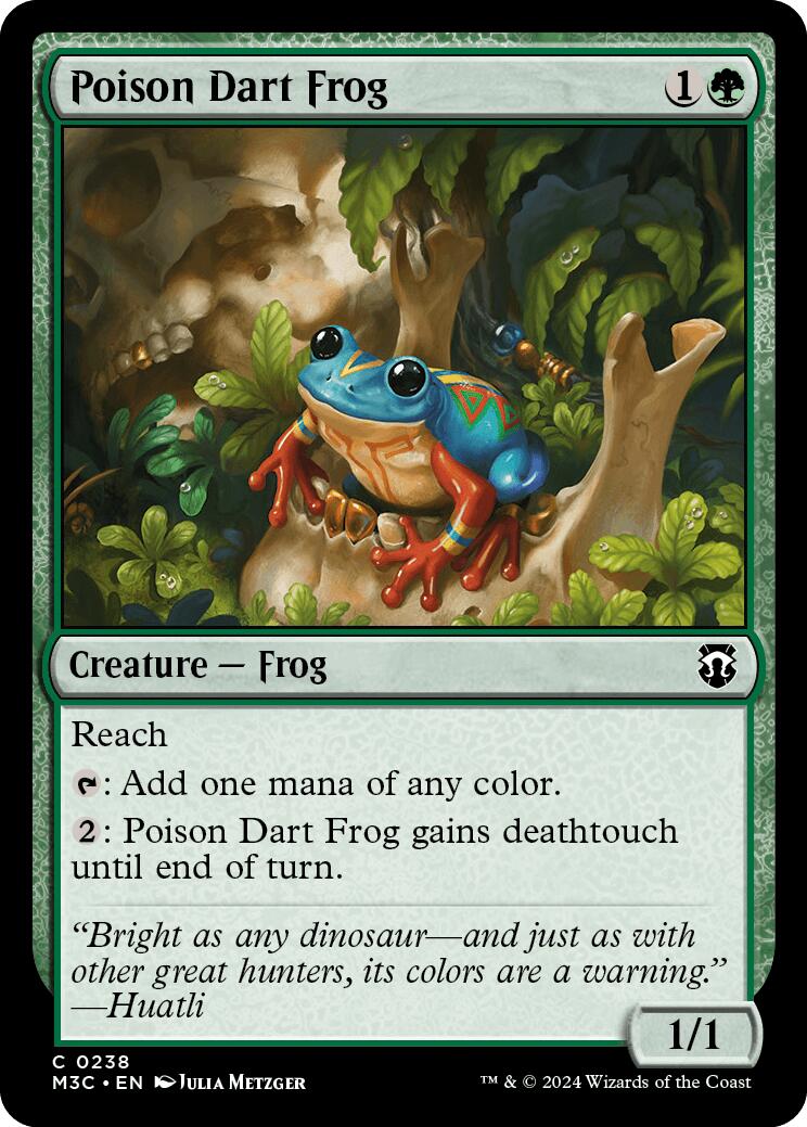 Poison Dart Frog [Modern Horizons 3 Commander] | Exor Games Bridgewater