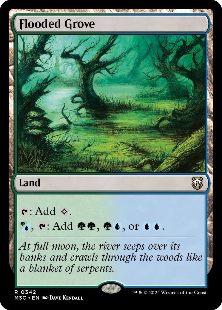 Flooded Grove [Modern Horizons 3 Commander] | Exor Games Bridgewater