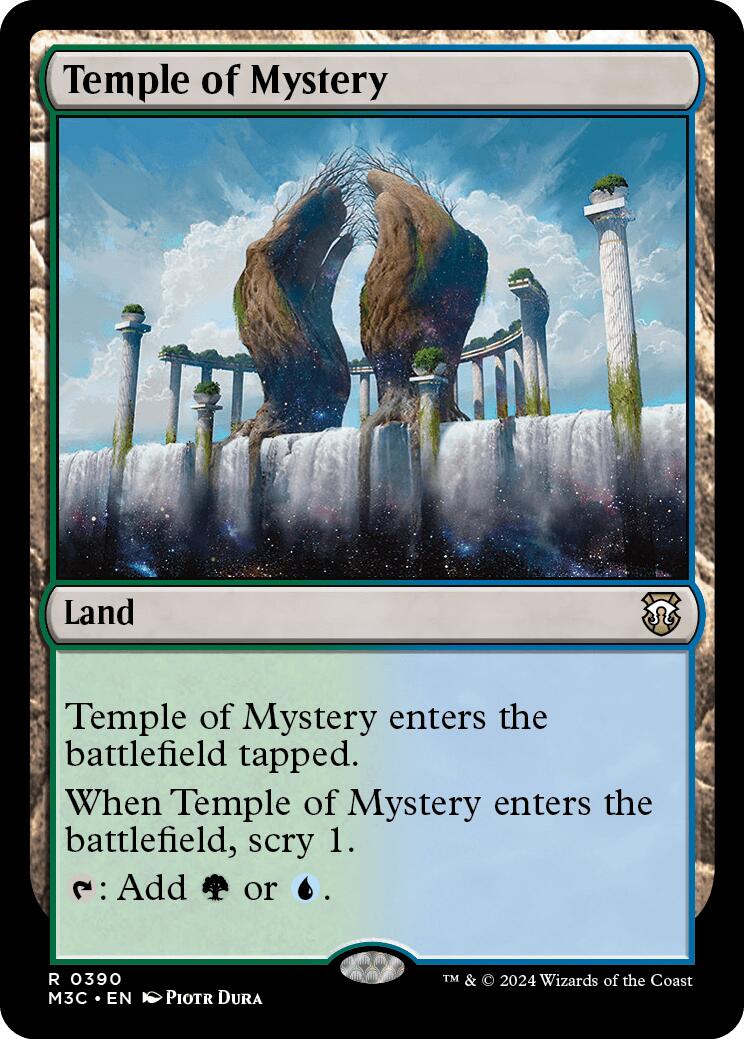 Temple of Mystery [Modern Horizons 3 Commander] | Exor Games Bridgewater