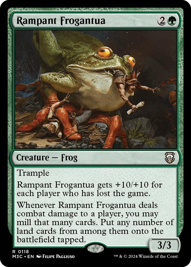 Rampant Frogantua [Modern Horizons 3 Commander] | Exor Games Bridgewater