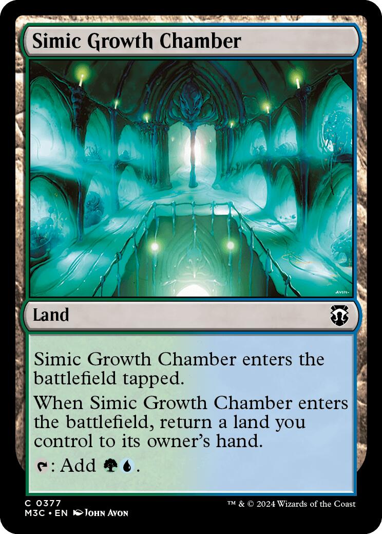 Simic Growth Chamber [Modern Horizons 3 Commander] | Exor Games Bridgewater