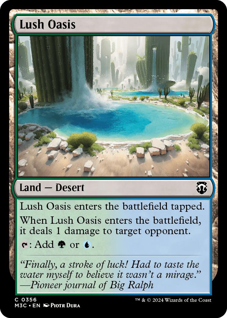 Lush Oasis [Modern Horizons 3 Commander] | Exor Games Bridgewater