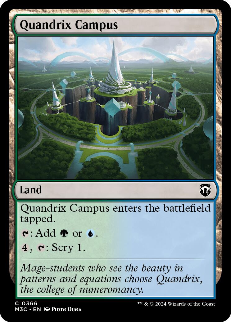 Quandrix Campus [Modern Horizons 3 Commander] | Exor Games Bridgewater