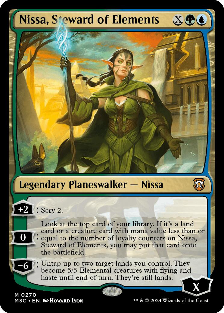 Nissa, Steward of Elements [Modern Horizons 3 Commander] | Exor Games Bridgewater