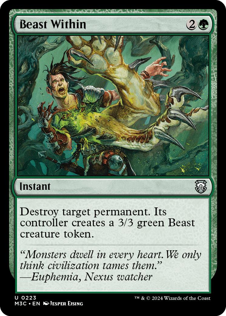 Beast Within [Modern Horizons 3 Commander] | Exor Games Bridgewater