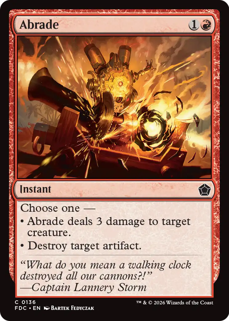 Abrade [Foundations Commander] | Exor Games Bridgewater