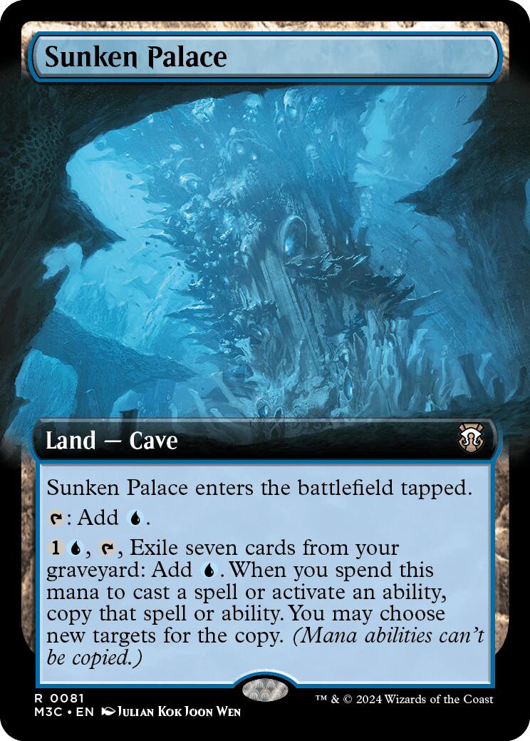 Sunken Palace (Extended Art) [Modern Horizons 3 Commander] | Exor Games Bridgewater
