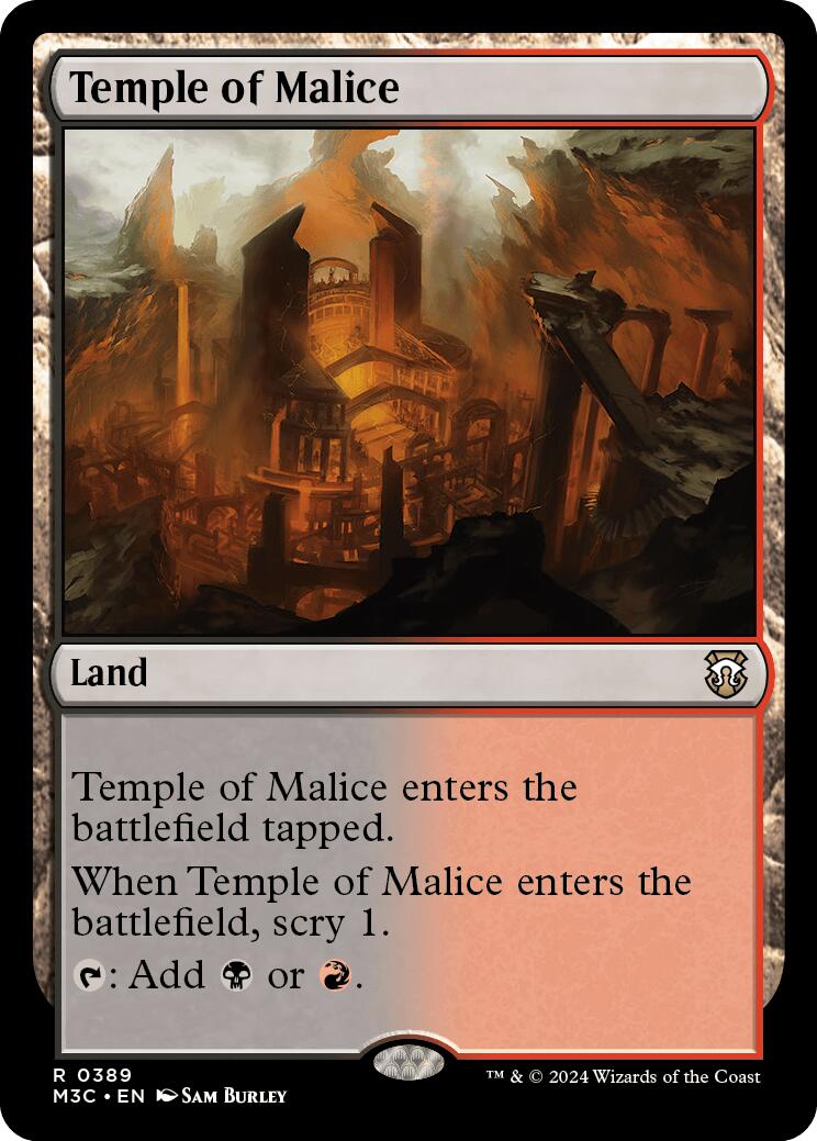 Temple of Malice [Modern Horizons 3 Commander] | Exor Games Bridgewater