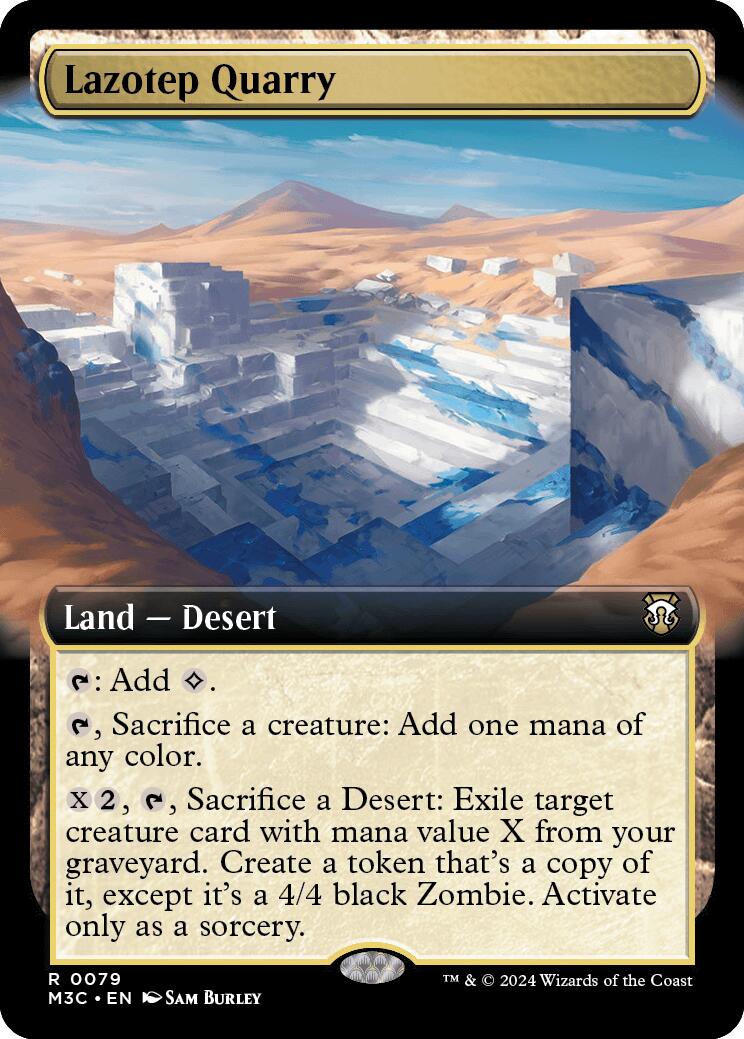 Lazotep Quarry (Extended Art) (Ripple Foil) [Modern Horizons 3 Commander] | Exor Games Bridgewater