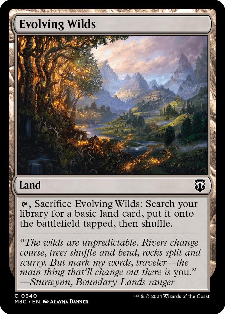 Evolving Wilds [Modern Horizons 3 Commander] | Exor Games Bridgewater