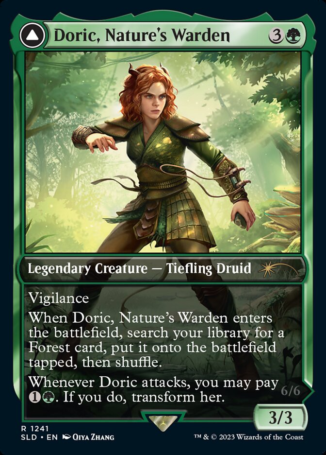 Doric, Nature's Warden // Doric, Owlbear Avenger [Secret Lair Drop Series] | Exor Games Bridgewater