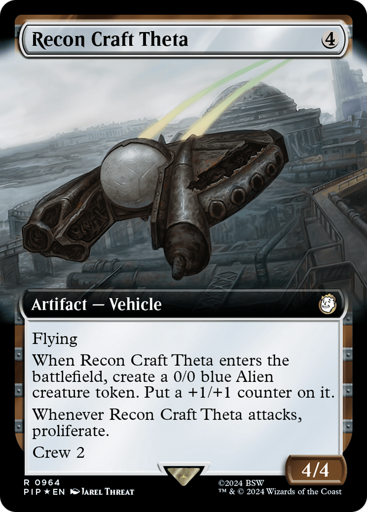 Recon Craft Theta (Extended Art) (Surge Foil) [Fallout] | Exor Games Bridgewater