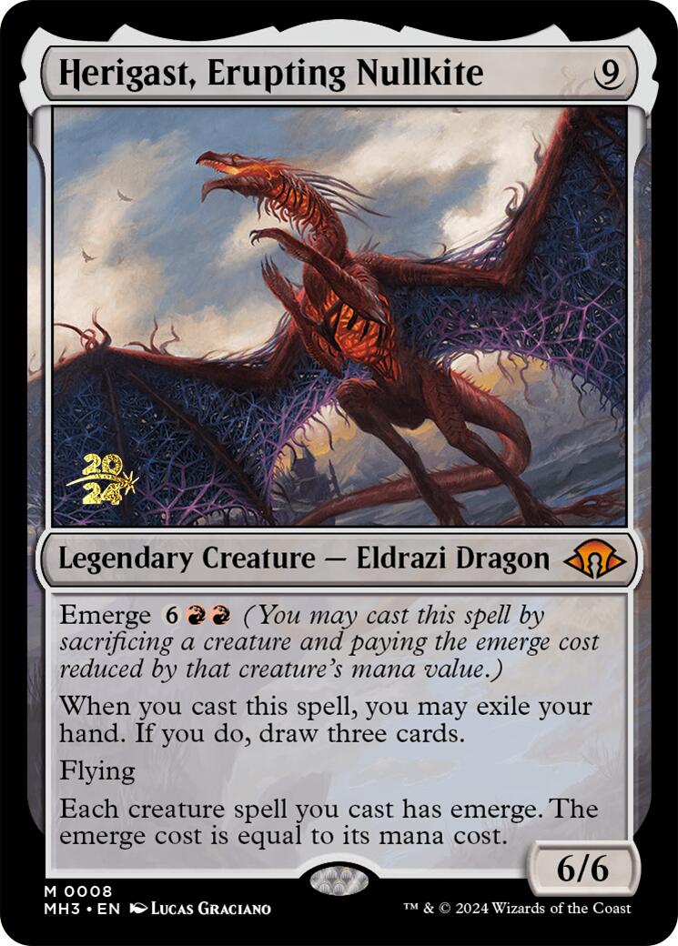 Herigast, Erupting Nullkite [Modern Horizons 3 Prerelease Promos] | Exor Games Bridgewater