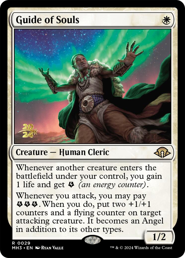 Guide of Souls [Modern Horizons 3 Prerelease Promos] | Exor Games Bridgewater