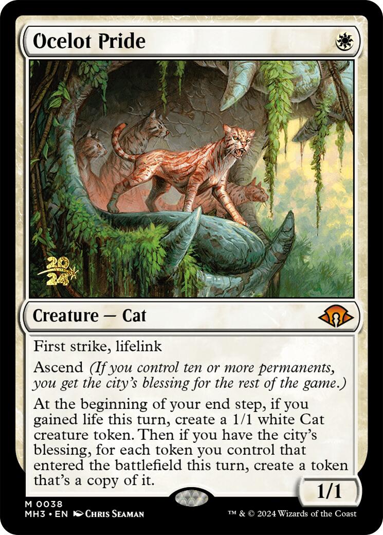 Ocelot Pride [Modern Horizons 3 Prerelease Promos] | Exor Games Bridgewater