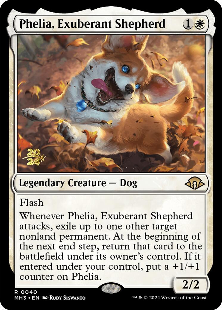 Phelia, Exuberant Shepherd [Modern Horizons 3 Prerelease Promos] | Exor Games Bridgewater