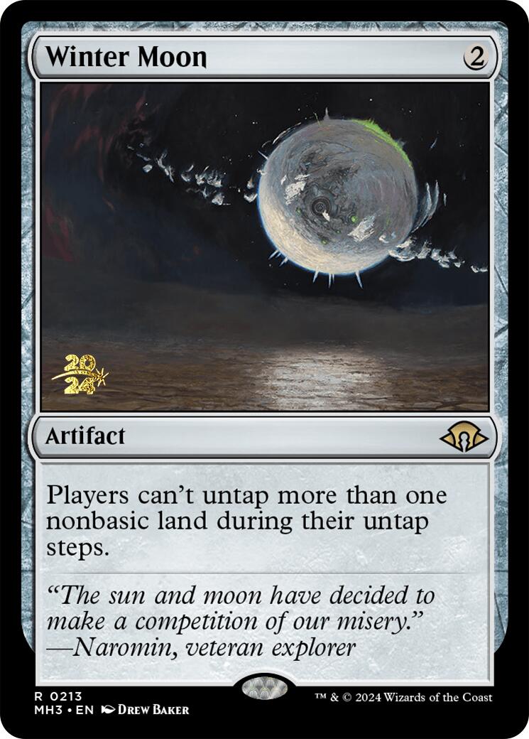 Winter Moon [Modern Horizons 3 Prerelease Promos] | Exor Games Bridgewater