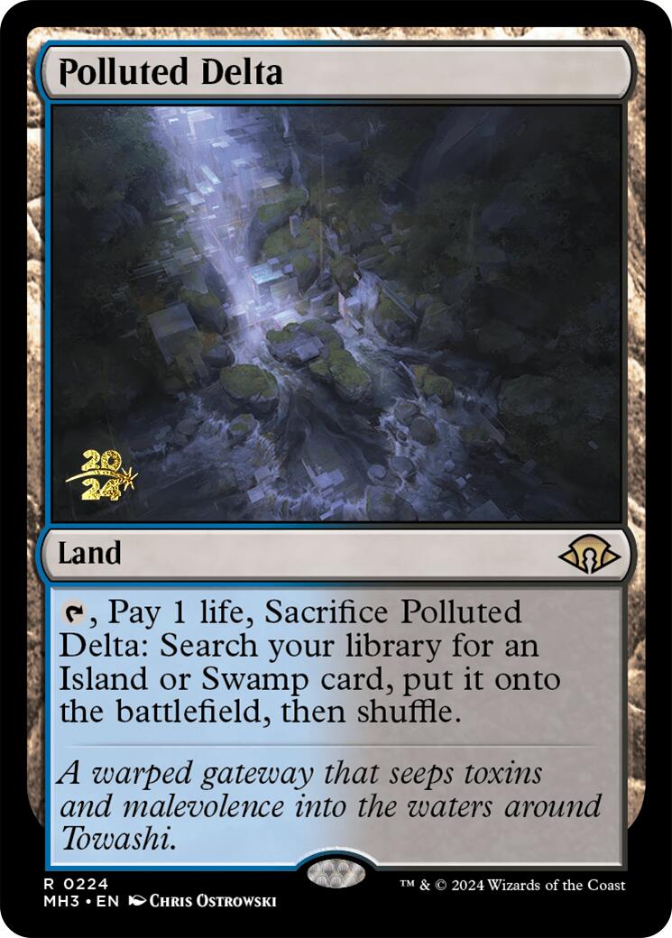 Polluted Delta [Modern Horizons 3 Prerelease Promos] | Exor Games Bridgewater