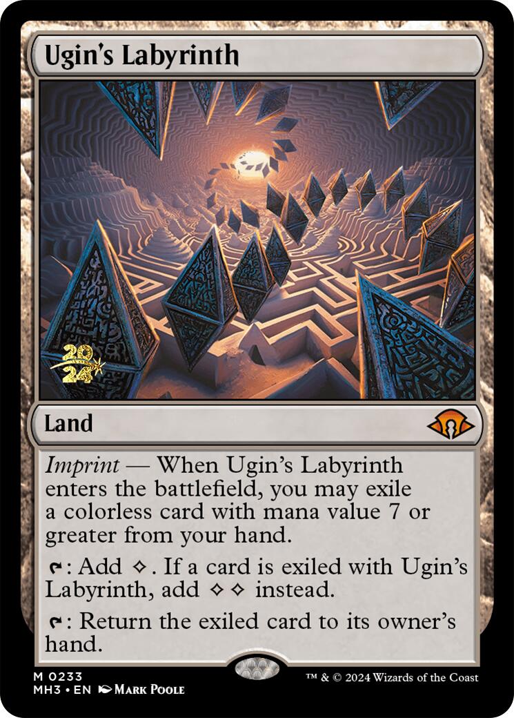 Ugin's Labyrinth [Modern Horizons 3 Prerelease Promos] | Exor Games Bridgewater