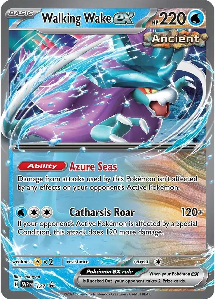 Walking Wake ex (127) [Scarlet & Violet: Black Star Promos] | Exor Games Bridgewater