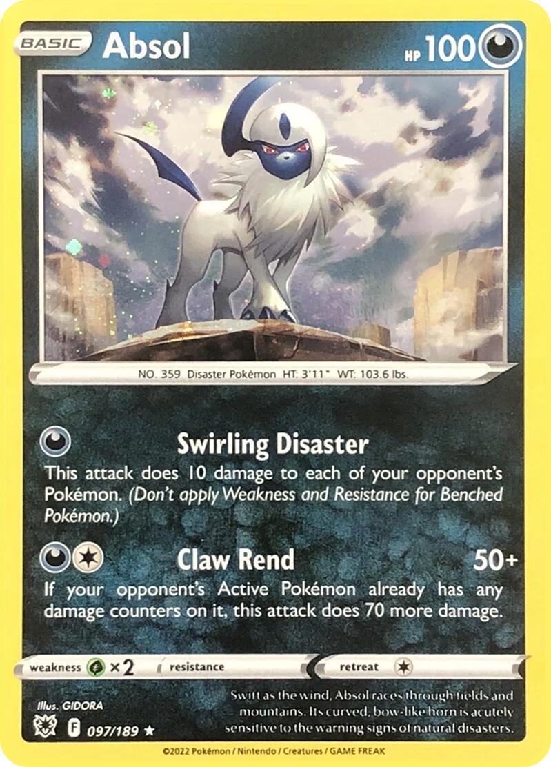 Absol (097/189) (Cosmos Holo) [Miscellaneous Cards] | Exor Games Bridgewater