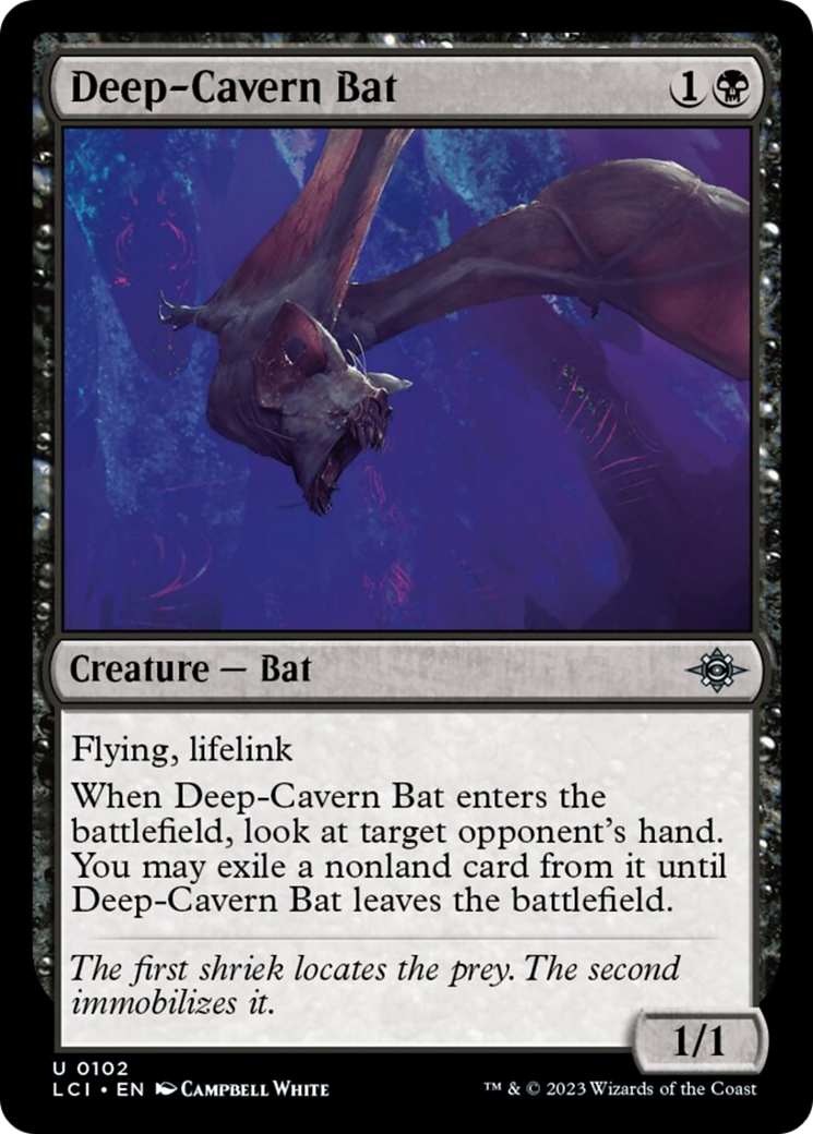 Deep-Cavern Bat [The Lost Caverns of Ixalan] | Exor Games Bridgewater