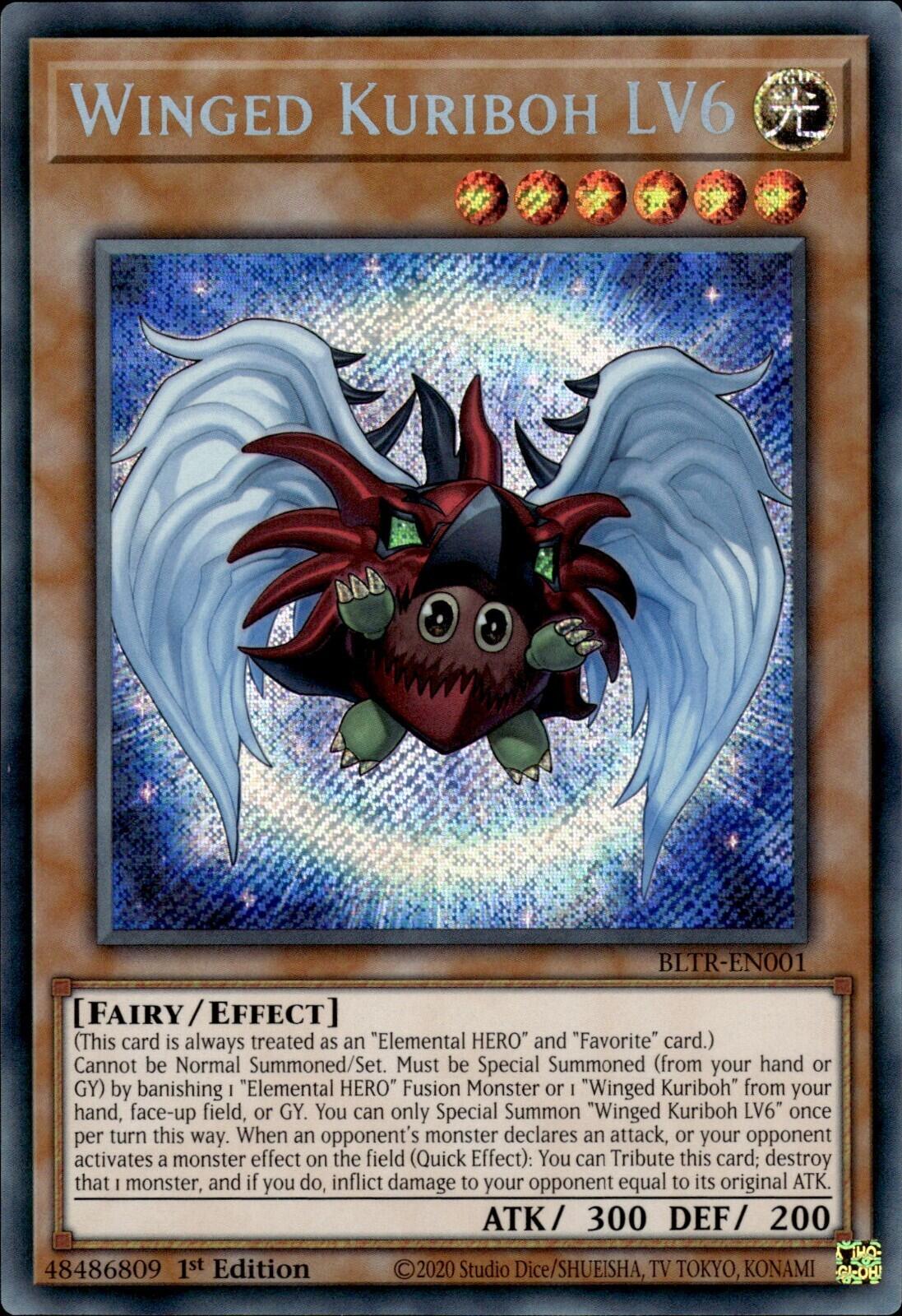 Winged Kuriboh LV6 [BLTR-EN001] Secret Rare | Exor Games Bridgewater