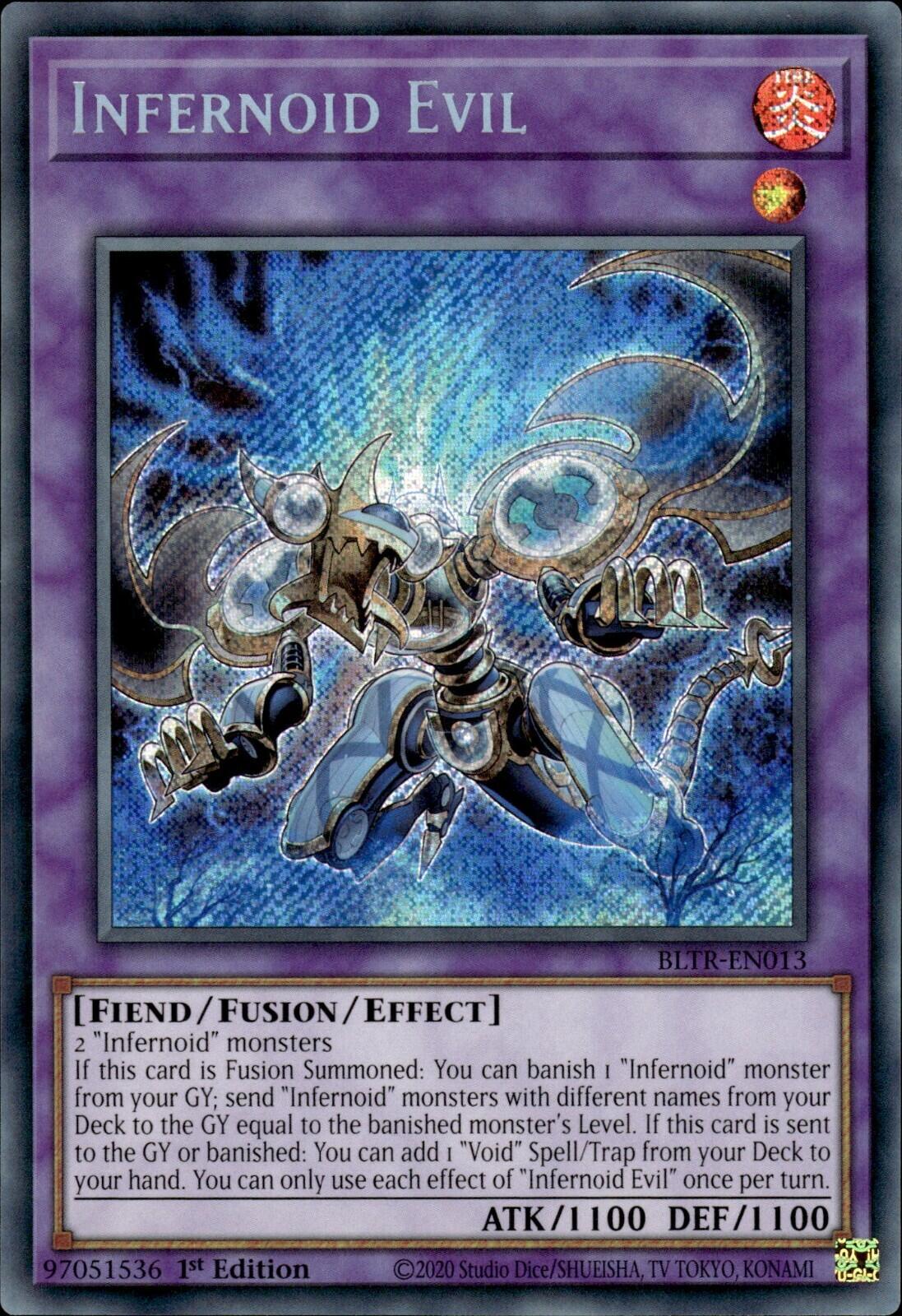 Infernoid Evil [BLTR-EN013] Secret Rare | Exor Games Bridgewater