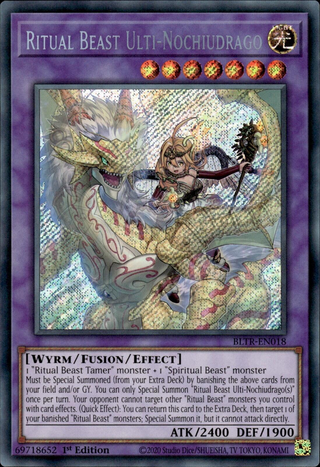 Ritual Beast Ulti-Nochiudrago [BLTR-EN018] Secret Rare | Exor Games Bridgewater