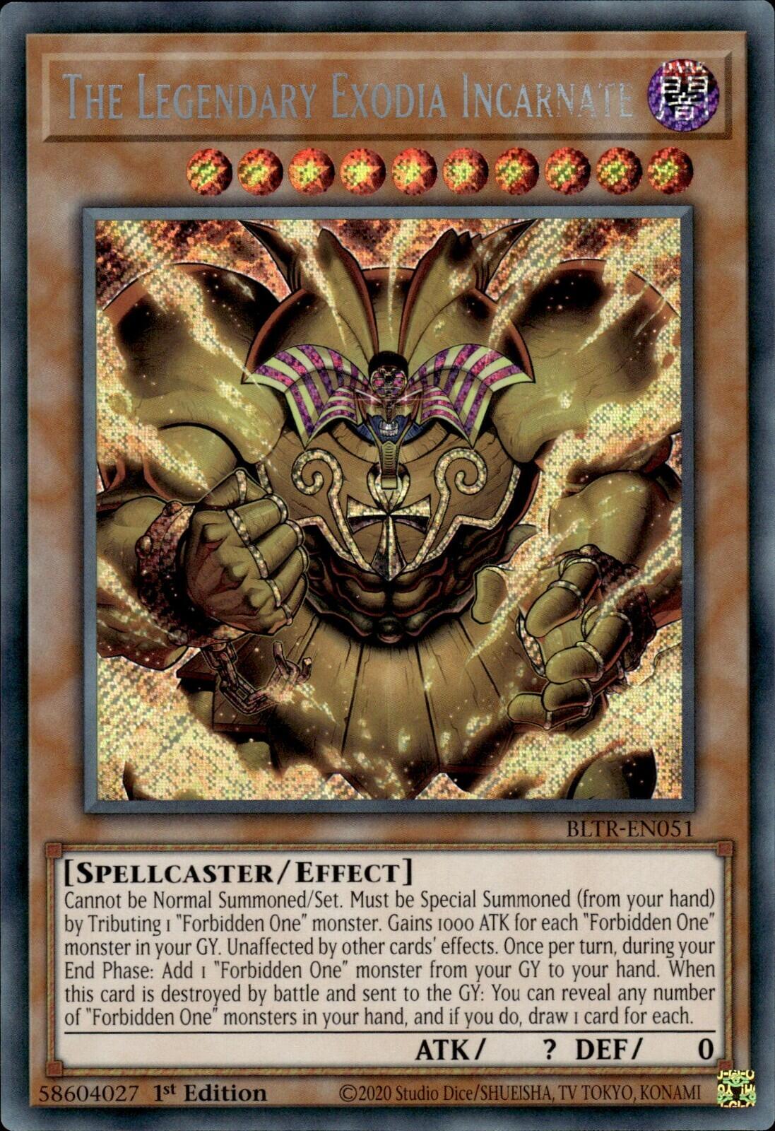 The Legendary Exodia Incarnate [BLTR-EN051] Secret Rare | Exor Games Bridgewater