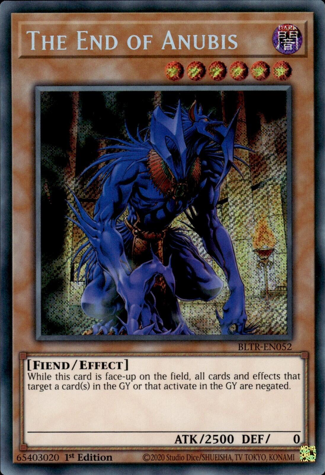 The End of Anubis [BLTR-EN052] Secret Rare | Exor Games Bridgewater