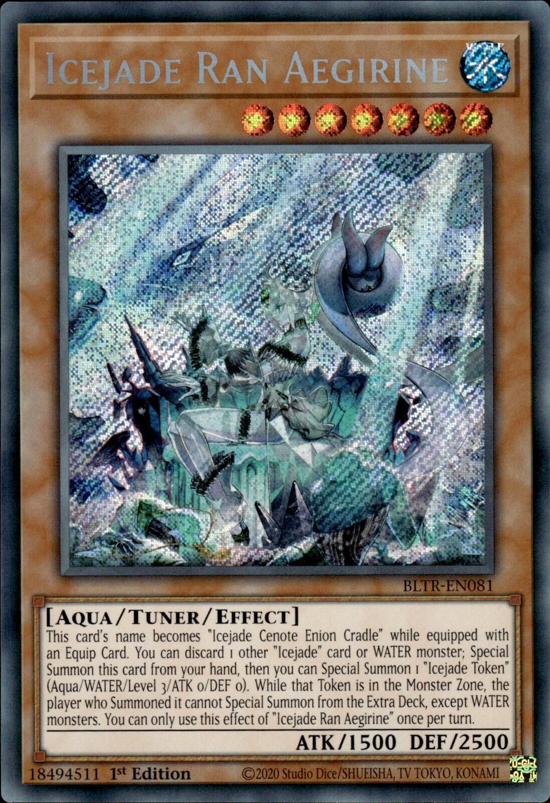 Icejade Ran Aegirine [BLTR-EN081] Secret Rare | Exor Games Bridgewater