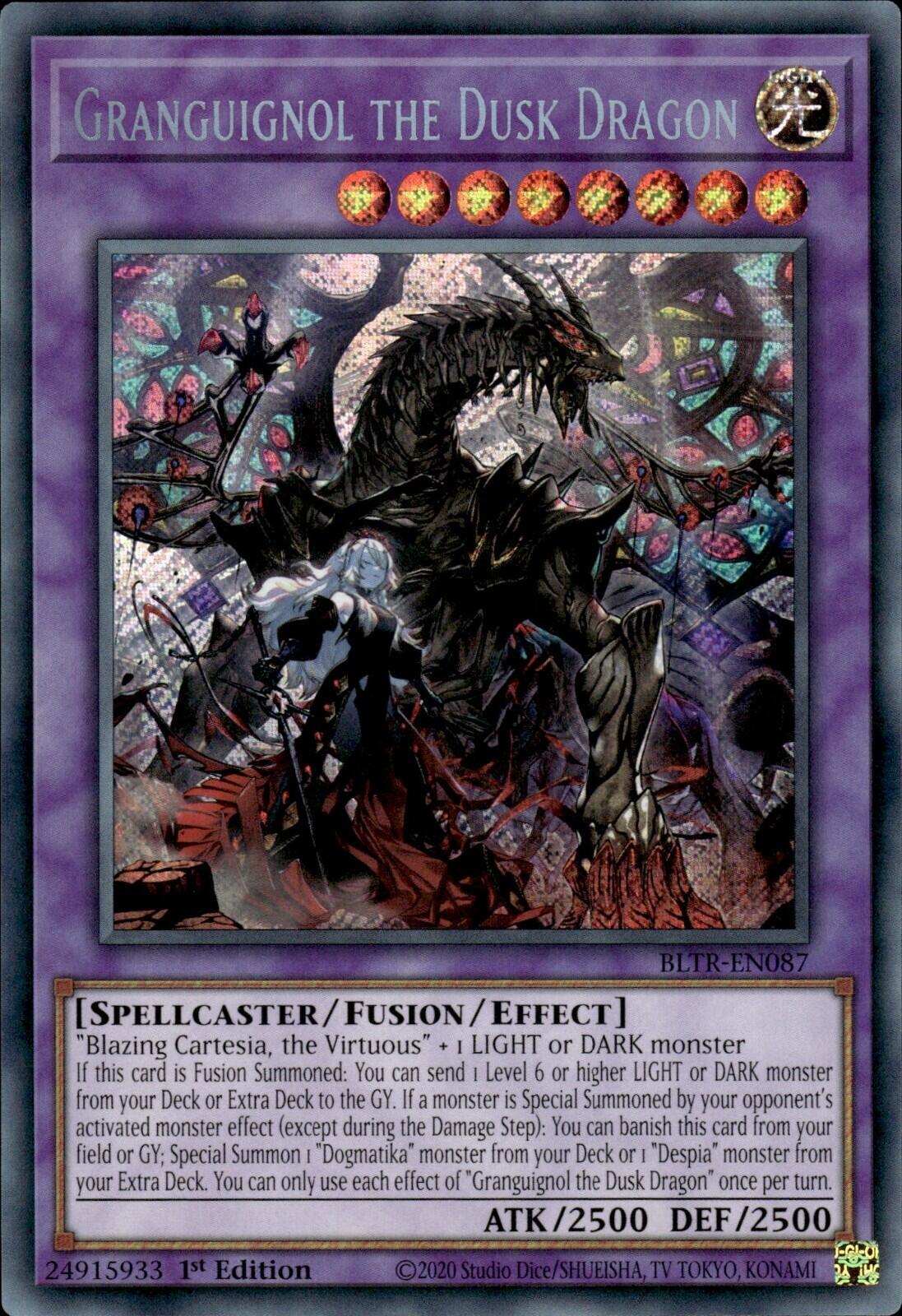 Granguignol the Dusk Dragon [BLTR-EN087] Secret Rare | Exor Games Bridgewater