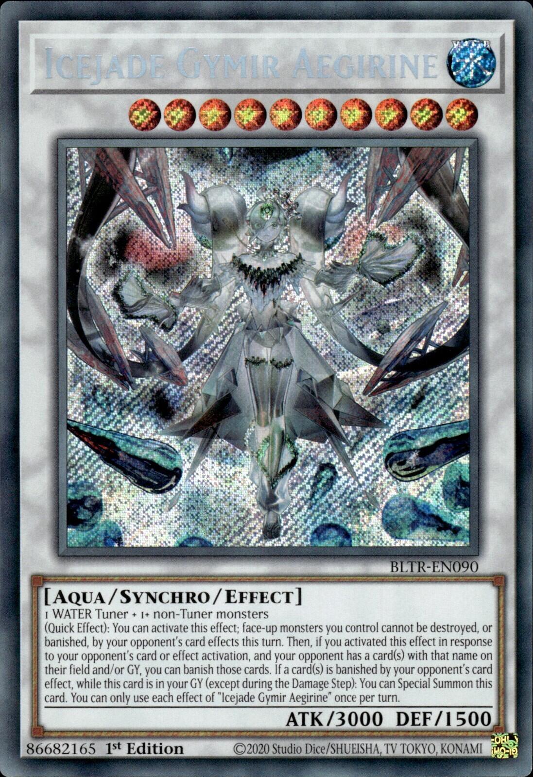 Icejade Gymir Aegirine [BLTR-EN090] Secret Rare | Exor Games Bridgewater